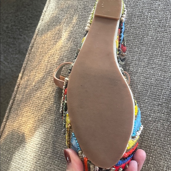 Alice + Olivia Multicolor Beaded Wedges - Picture 3 of 4